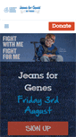 Mobile Screenshot of jeansforgenes.org.au